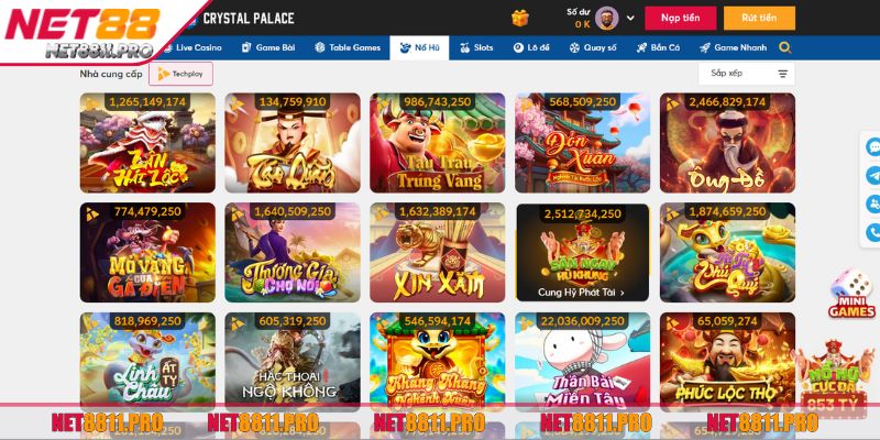 Nổ Hũ Net88 - Bí Quyết Săn Jackpot Khủng Nhất Năm 2025 1 Game nổ hũ Net88 được nhiều người yêu thích hiện nay